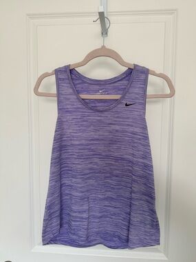 Nike Purple Heather Dri-FIT Tank Top